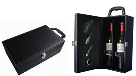 黑色皮質禮盒 黑色皮質禮盒